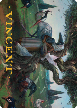 Kindred Discovery Art Card (Gold-Stamped Signature) [Commander Legends: Battle for Baldur's Gate Art Series] | Gear Gaming Bentonville