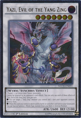 Yazi, Evil of the Yang Zing [NECH-EN051] Ultimate Rare | Gear Gaming Bentonville