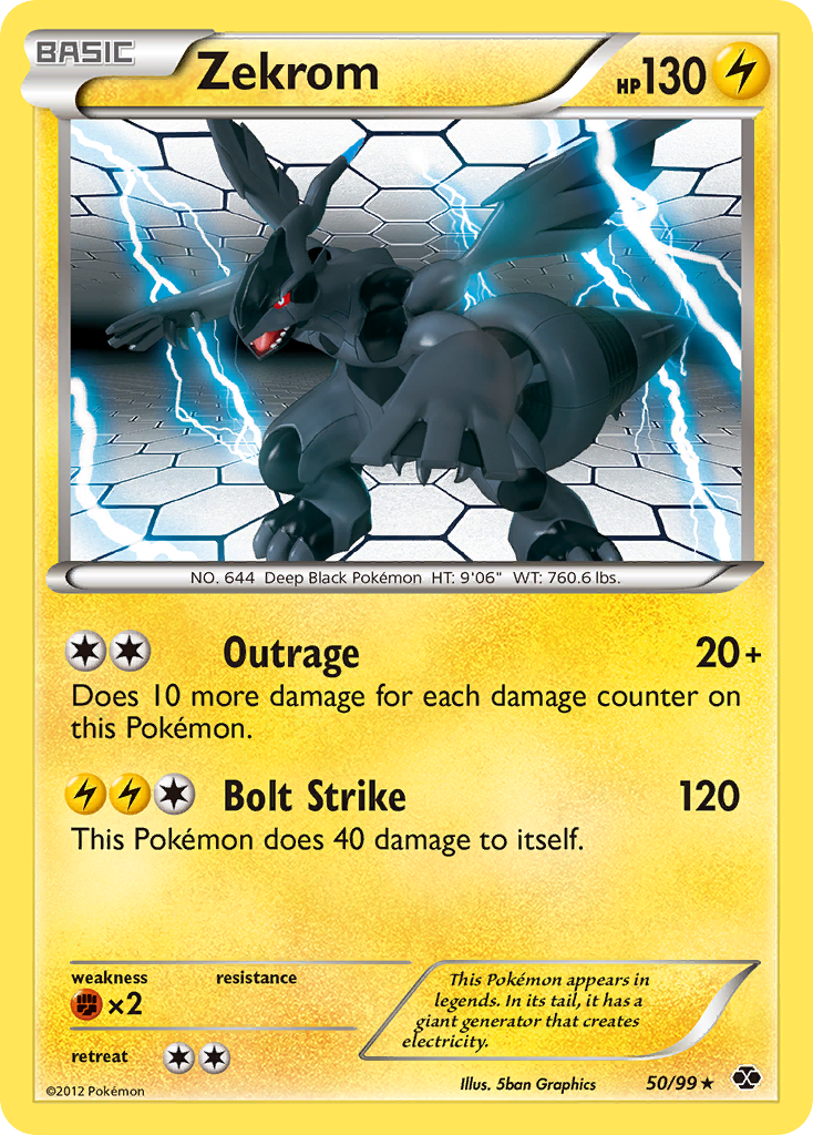 Zekrom (50/99) [Black & White: Next Destinies] | Gear Gaming Bentonville