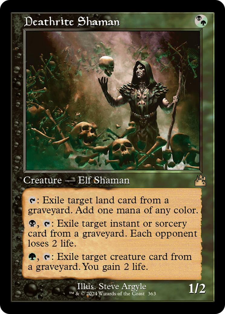 Deathrite Shaman (Retro Frame) [Ravnica Remastered] | Gear Gaming Bentonville