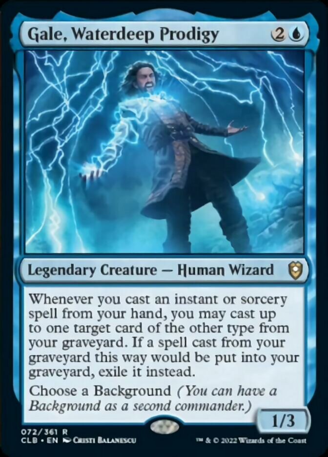 Gale, Waterdeep Prodigy [Commander Legends: Battle for Baldur's Gate] | Gear Gaming Bentonville