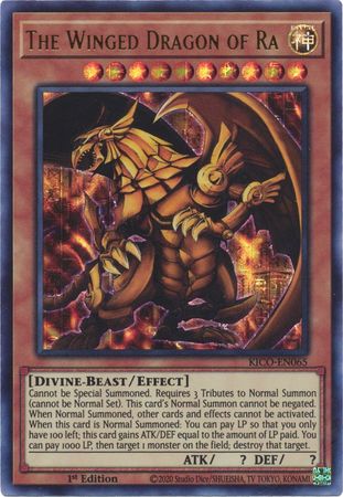 The Winged Dragon of Ra (Ultra Pharaoh's Rare) [KICO-EN065] Ultra Pharaoh’s Rare | Gear Gaming Bentonville