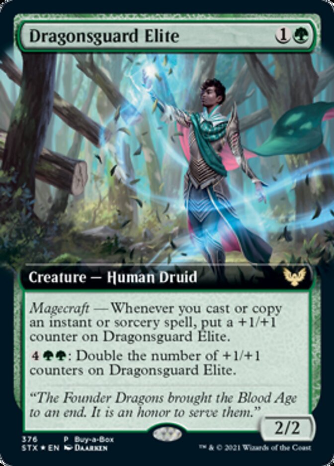 Dragonsguard Elite (Buy-A-Box) [Strixhaven: School of Mages Promos] | Gear Gaming Bentonville