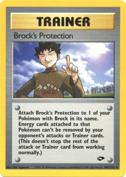 Brock's Protection (101/132) [Gym Challenge Unlimited] | Gear Gaming Bentonville