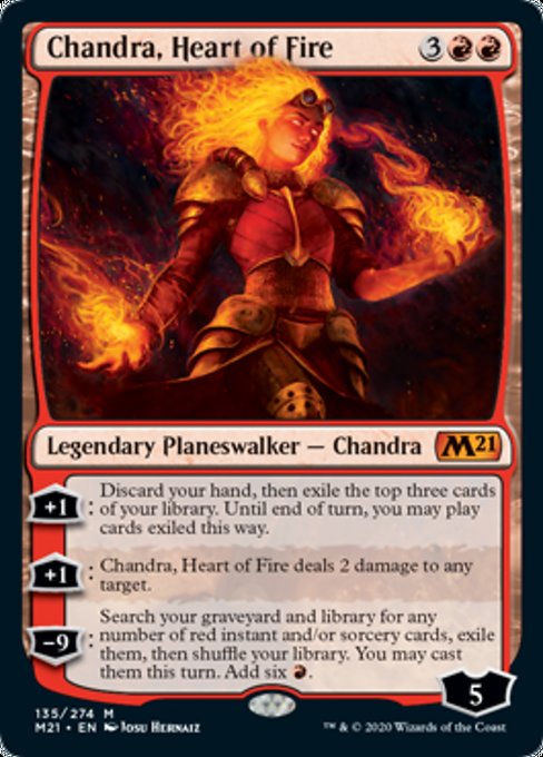 Chandra, Heart of Fire [Core Set 2021] | Gear Gaming Bentonville