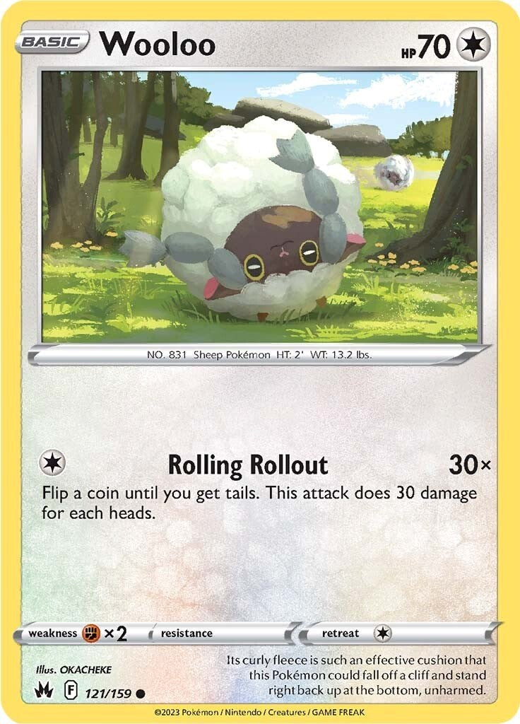 Wooloo (121/159) [Sword & Shield: Crown Zenith] | Gear Gaming Bentonville