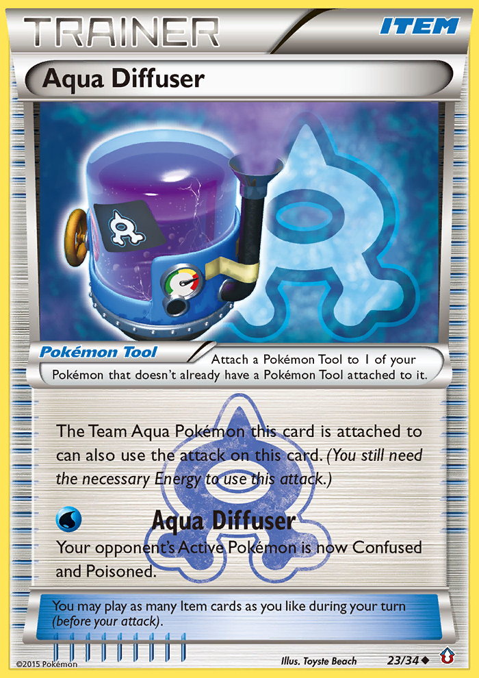 Aqua Diffuser (23/34) [XY: Double Crisis] | Gear Gaming Bentonville