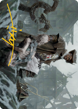 Jadar, Ghoulcaller of Nephalia Art Card (Gold-Stamped Signature) [Innistrad: Midnight Hunt Art Series] | Gear Gaming Bentonville