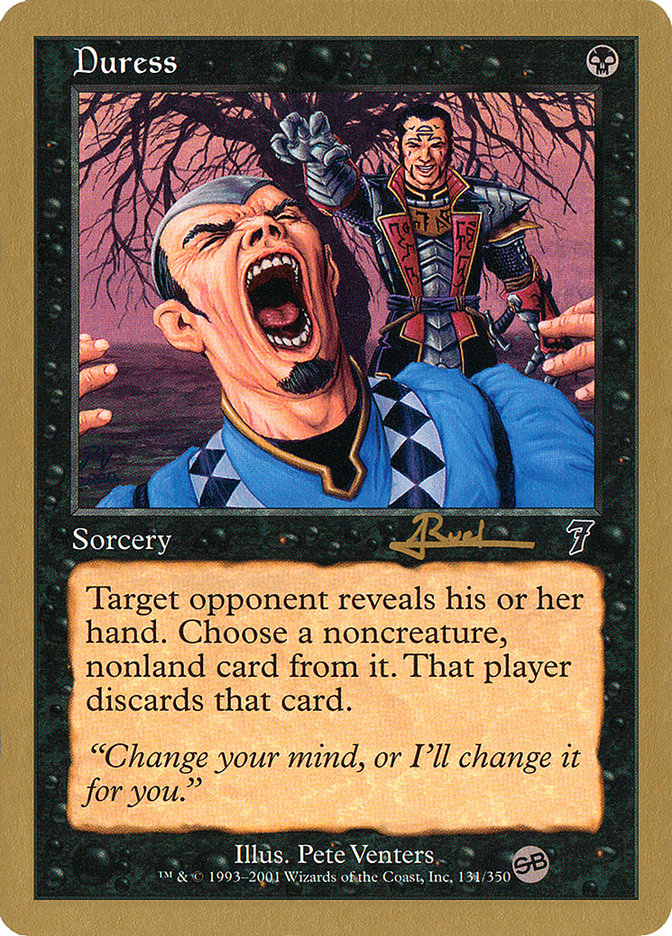 Duress (Antoine Ruel) (SB) [World Championship Decks 2001] | Gear Gaming Bentonville