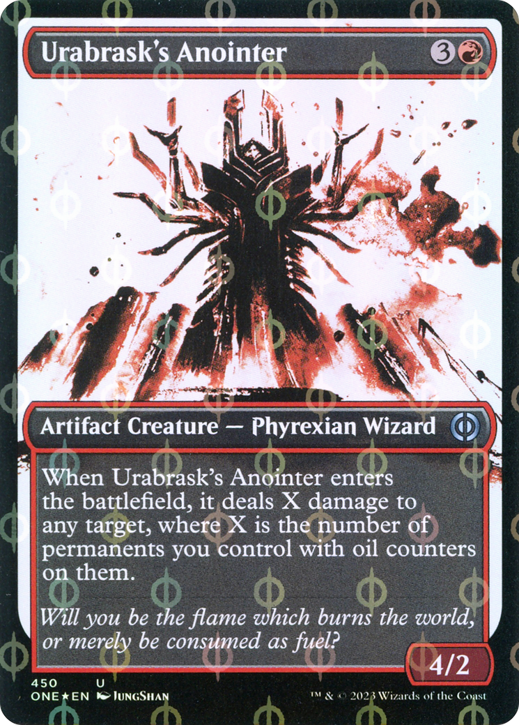 Urabrask's Anointer (Showcase Ichor Step-and-Compleat Foil) [Phyrexia: All Will Be One] | Gear Gaming Bentonville