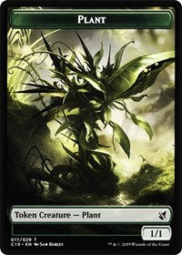 Plant // Morph Double-sided Token [Commander 2019 Tokens] | Gear Gaming Bentonville