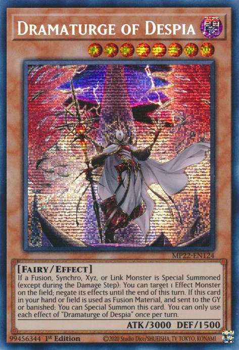 Dramaturge of Despia [MP22-EN124] Prismatic Secret Rare | Gear Gaming Bentonville