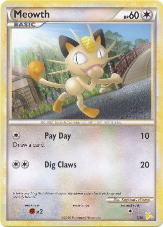 Meowth (4/30) [HeartGold & SoulSilver: Trainer Kit - Raichu] | Gear Gaming Bentonville