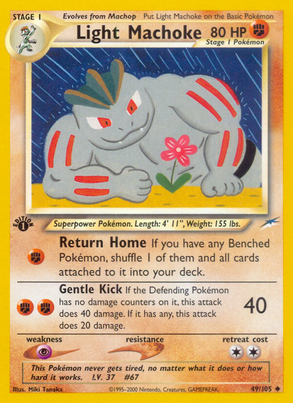 Light Machoke (49/105) [Neo Destiny 1st Edition] | Gear Gaming Bentonville