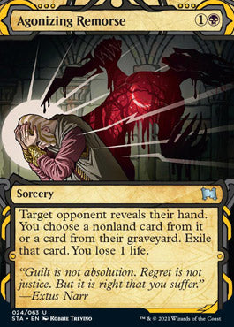 Agonizing Remorse (Etched Foil) [Strixhaven Mystical Archive] | Gear Gaming Bentonville