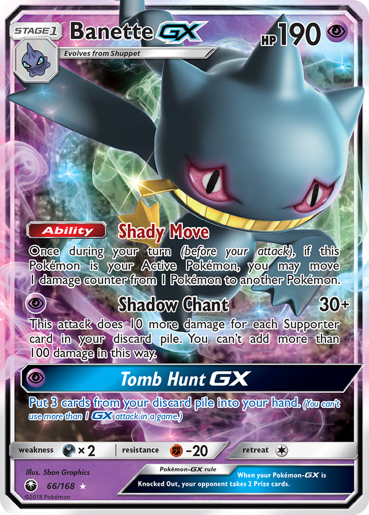 Banette GX (66/168) [Sun & Moon: Celestial Storm] | Gear Gaming Bentonville