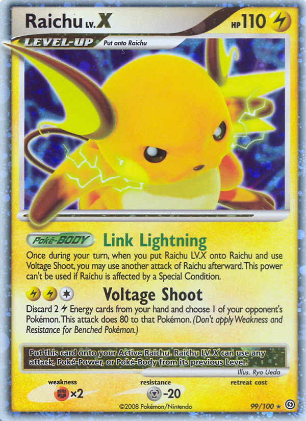 Raichu LV.X (99/100) [Diamond & Pearl: Stormfront] | Gear Gaming Bentonville