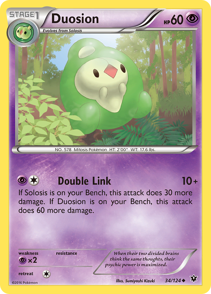 Duosion (34/124) [XY: Fates Collide] | Gear Gaming Bentonville