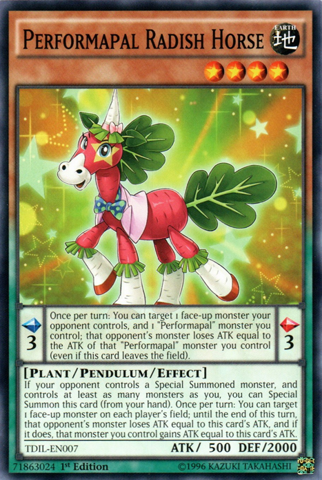 Performapal Radish Horse [TDIL-EN007] Common | Gear Gaming Bentonville