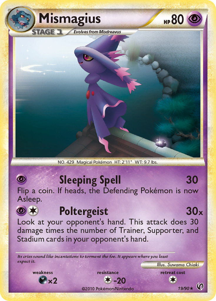 Mismagius (19/90) [HeartGold & SoulSilver: Undaunted] | Gear Gaming Bentonville