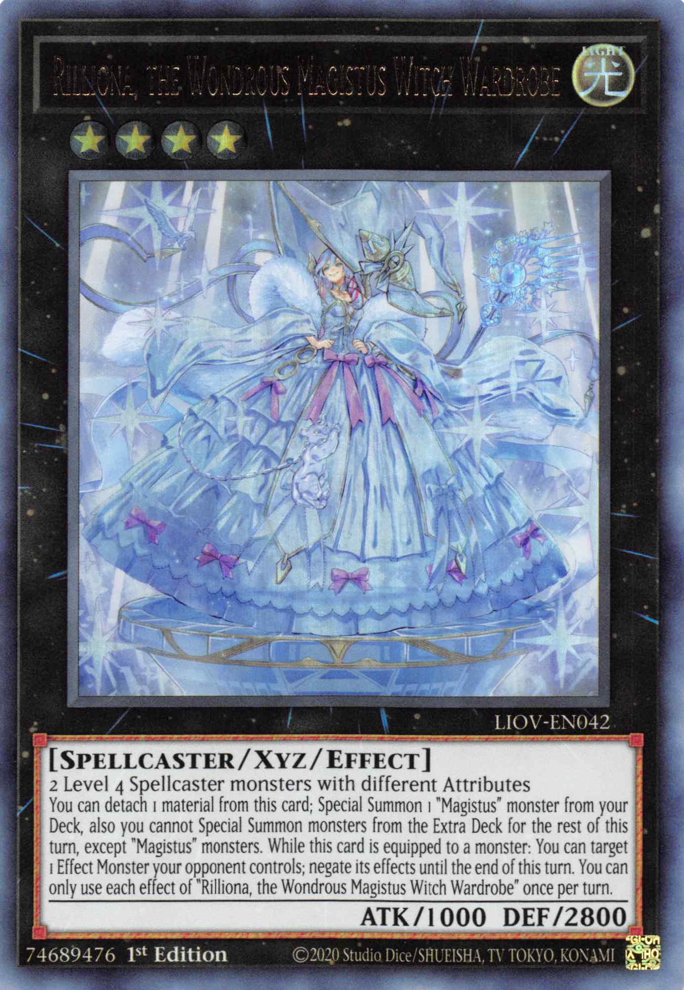 Rilliona, the Wondrous Magistus Witch Wardrobe [LIOV-EN042] Ultra Rare | Gear Gaming Bentonville