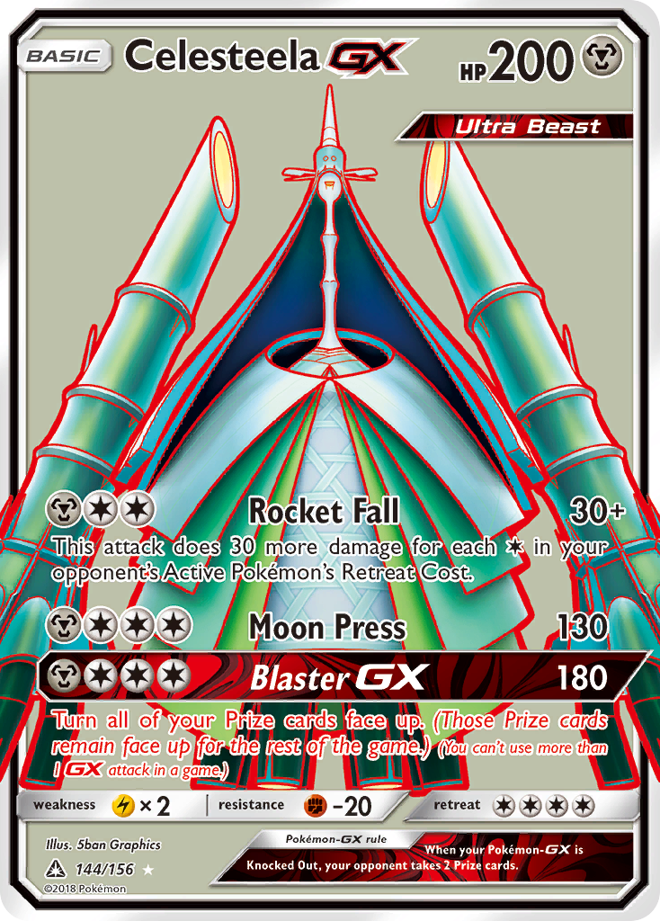 Celesteela GX (144/156) [Sun & Moon: Ultra Prism] | Gear Gaming Bentonville