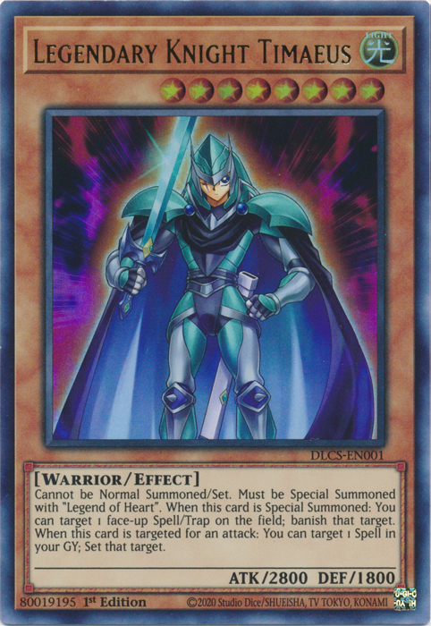 Legendary Knight Timaeus [DLCS-EN001] Ultra Rare | Gear Gaming Bentonville