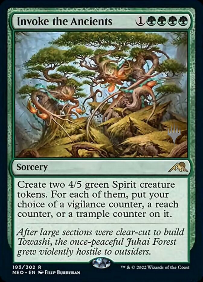 Invoke the Ancients (Promo Pack) [Kamigawa: Neon Dynasty Promos] | Gear Gaming Bentonville