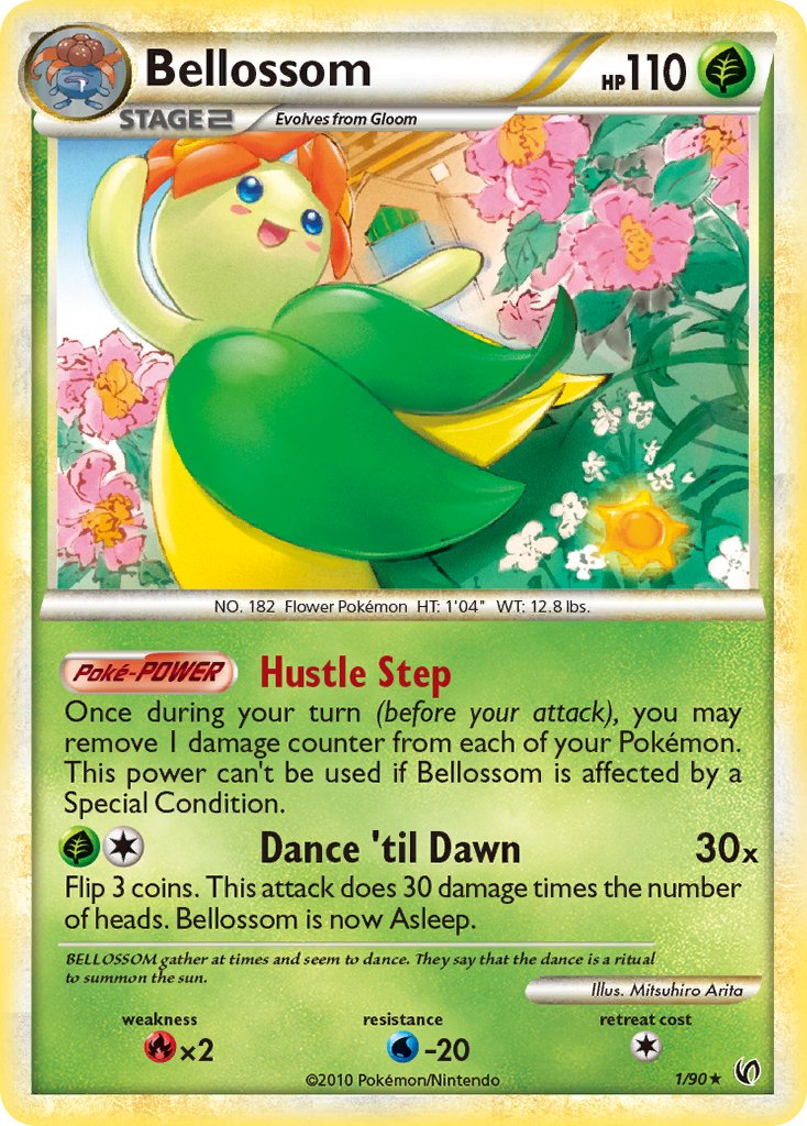 Bellossom (1/90) (Theme Deck Exclusive) [HeartGold & SoulSilver: Undaunted] | Gear Gaming Bentonville