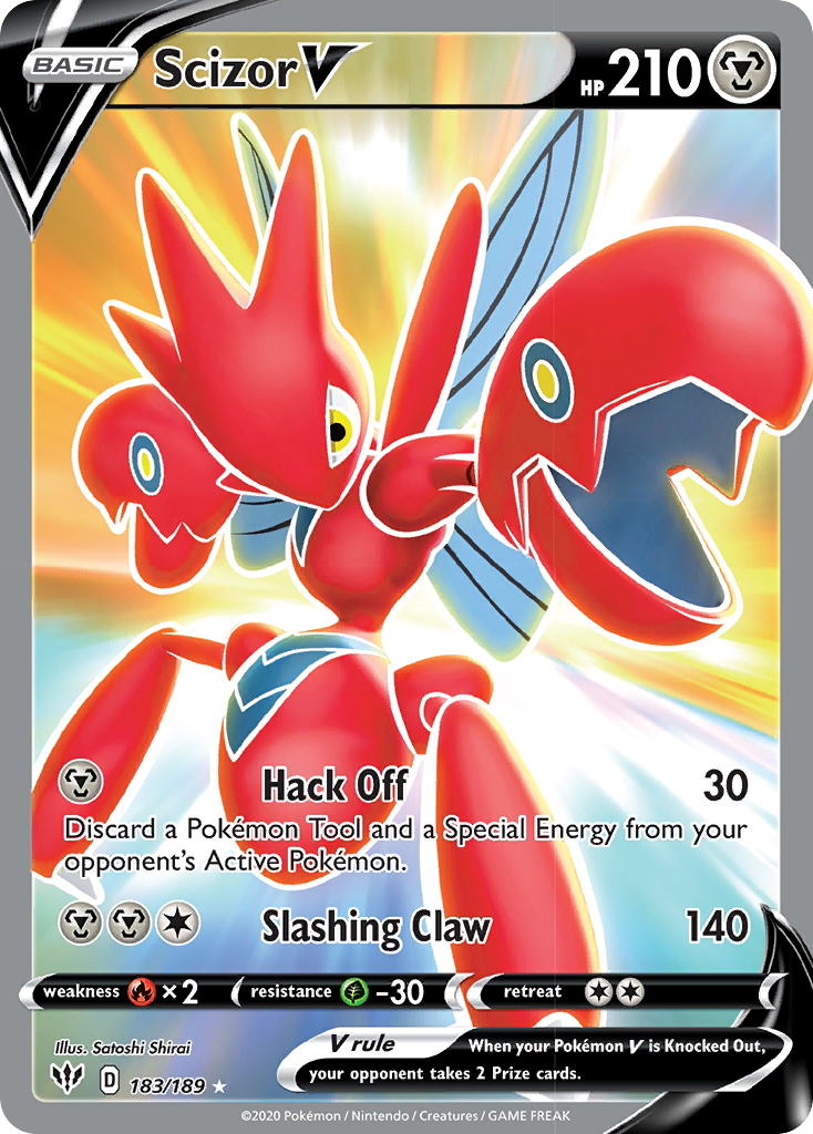 Scizor V (183/189) [Sword & Shield: Darkness Ablaze] | Gear Gaming Bentonville