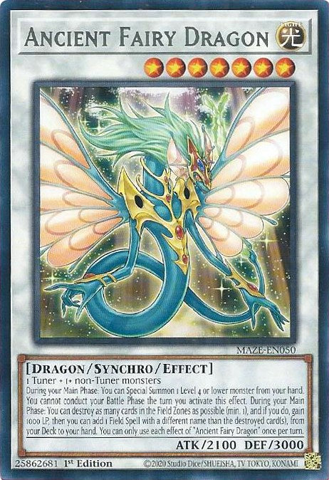 Ancient Fairy Dragon [MAZE-EN050] Rare | Gear Gaming Bentonville