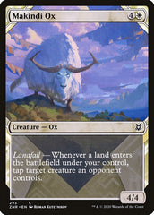 Makindi Ox (Showcase) [Zendikar Rising] | Gear Gaming Bentonville