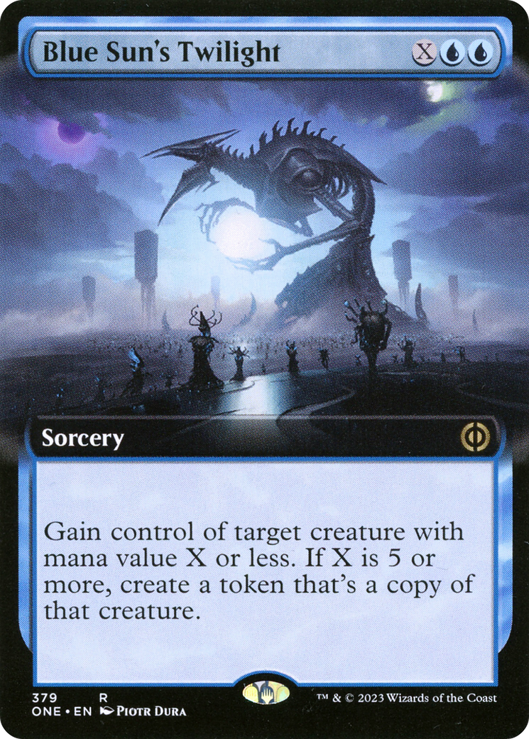 Blue Sun's Twilight (Extended Art) [Phyrexia: All Will Be One] | Gear Gaming Bentonville