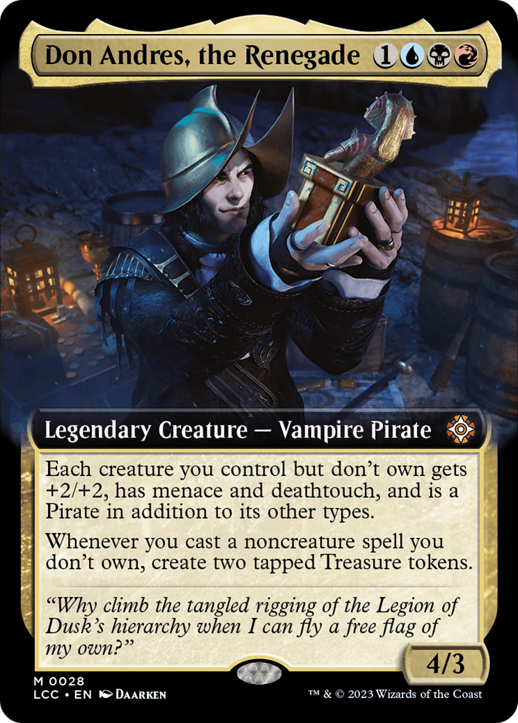 Don Andres, the Renegade (Extended Art) [The Lost Caverns of Ixalan Commander] | Gear Gaming Bentonville