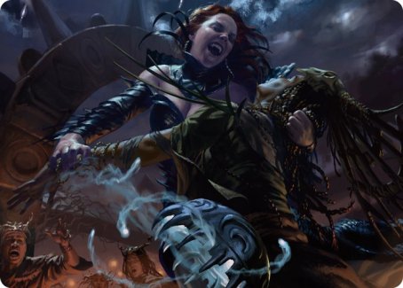 Olivia's Midnight Ambush Art Card [Innistrad: Midnight Hunt Art Series] | Gear Gaming Bentonville