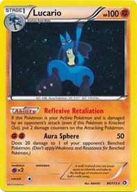 Lucario (80/113) (Cosmos Holo) [Black & White: Legendary Treasures] | Gear Gaming Bentonville