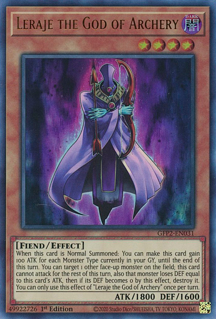 Leraje the God of Archery [GFP2-EN031] Ultra Rare | Gear Gaming Bentonville