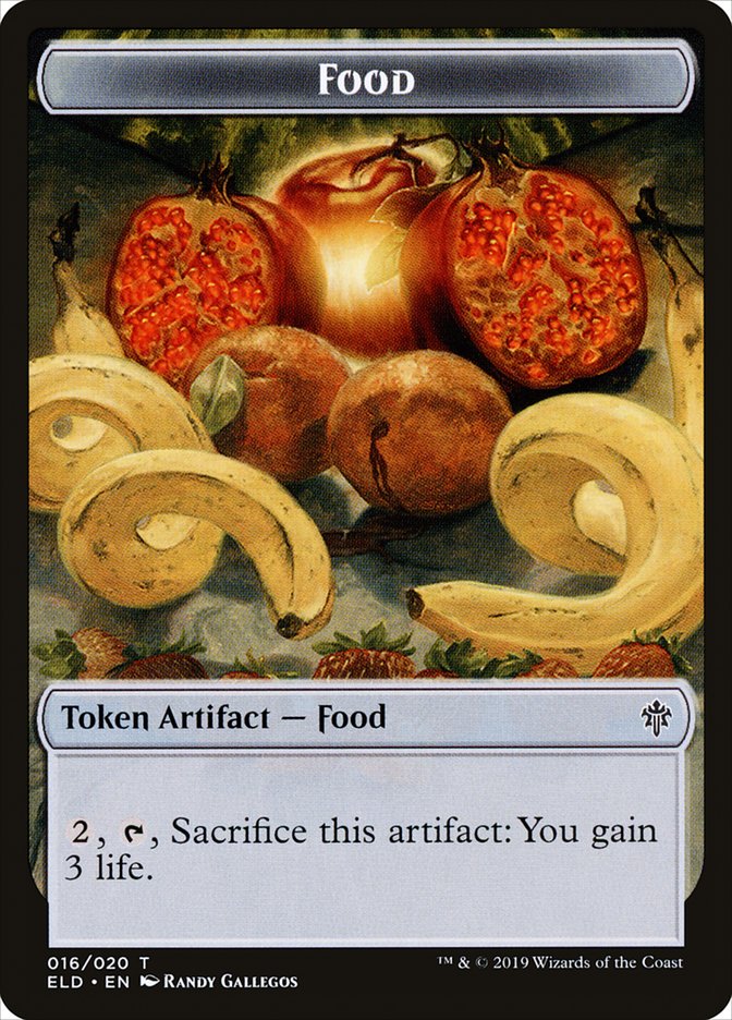 Food (016/020) [Throne of Eldraine Tokens] | Gear Gaming Bentonville