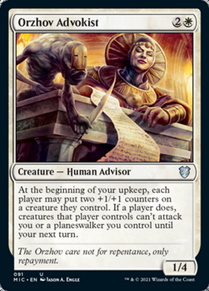 Orzhov Advokist [Innistrad: Midnight Hunt Commander] | Gear Gaming Bentonville