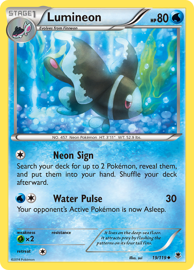 Lumineon (19/119) [XY: Phantom Forces] | Gear Gaming Bentonville