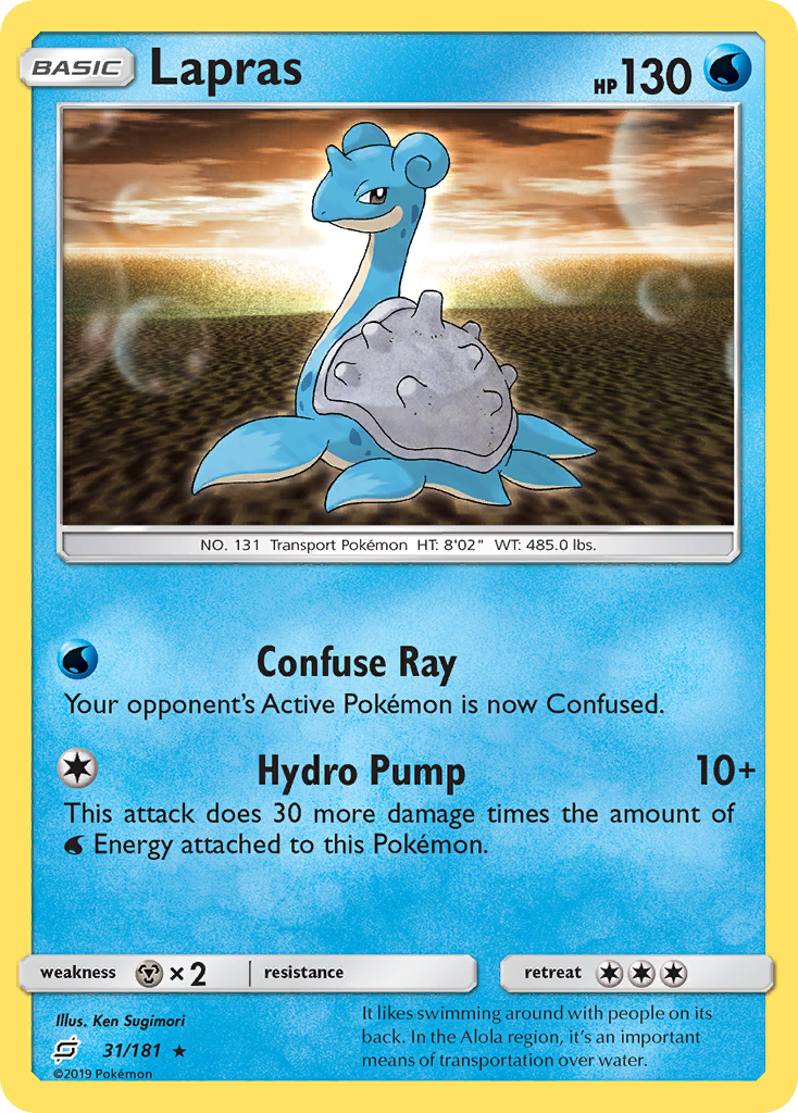 Lapras (31/181) [Sun & Moon: Team Up] | Gear Gaming Bentonville