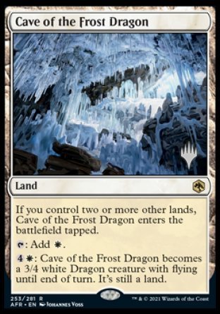 Cave of the Frost Dragon (Promo Pack) [Dungeons & Dragons: Adventures in the Forgotten Realms Promos] | Gear Gaming Bentonville