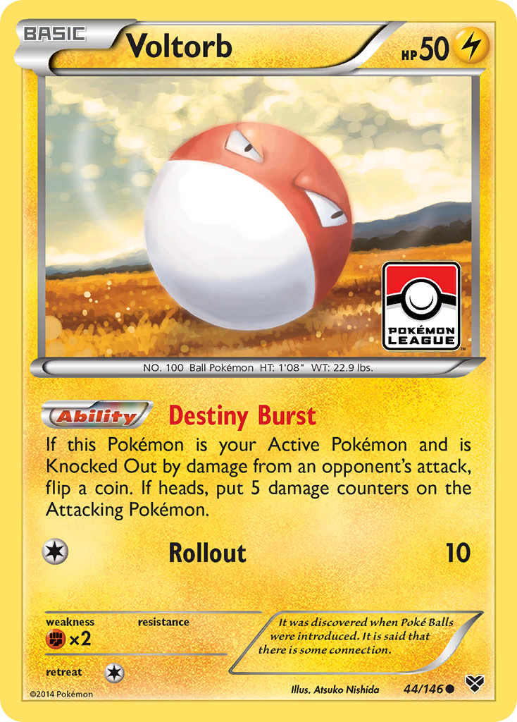 Voltorb (44/146) [XY: Base Set] | Gear Gaming Bentonville