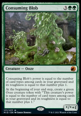 Consuming Blob (Promo Pack) [Innistrad: Midnight Hunt Promos] | Gear Gaming Bentonville