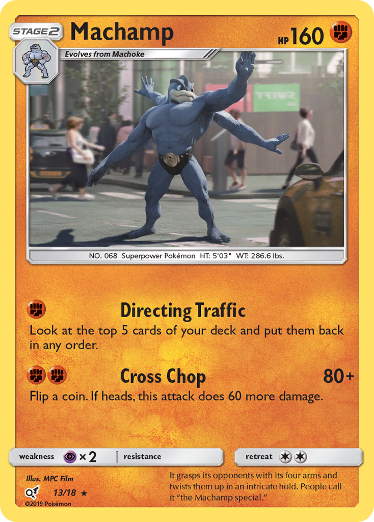 Machamp (13/18) [Sun & Moon: Detective Pikachu] | Gear Gaming Bentonville