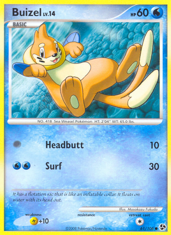 Buizel (61/106) [Diamond & Pearl: Great Encounters] | Gear Gaming Bentonville