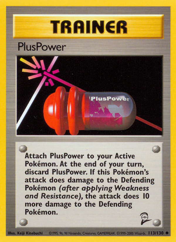 PlusPower (113/130) [Base Set 2] | Gear Gaming Bentonville