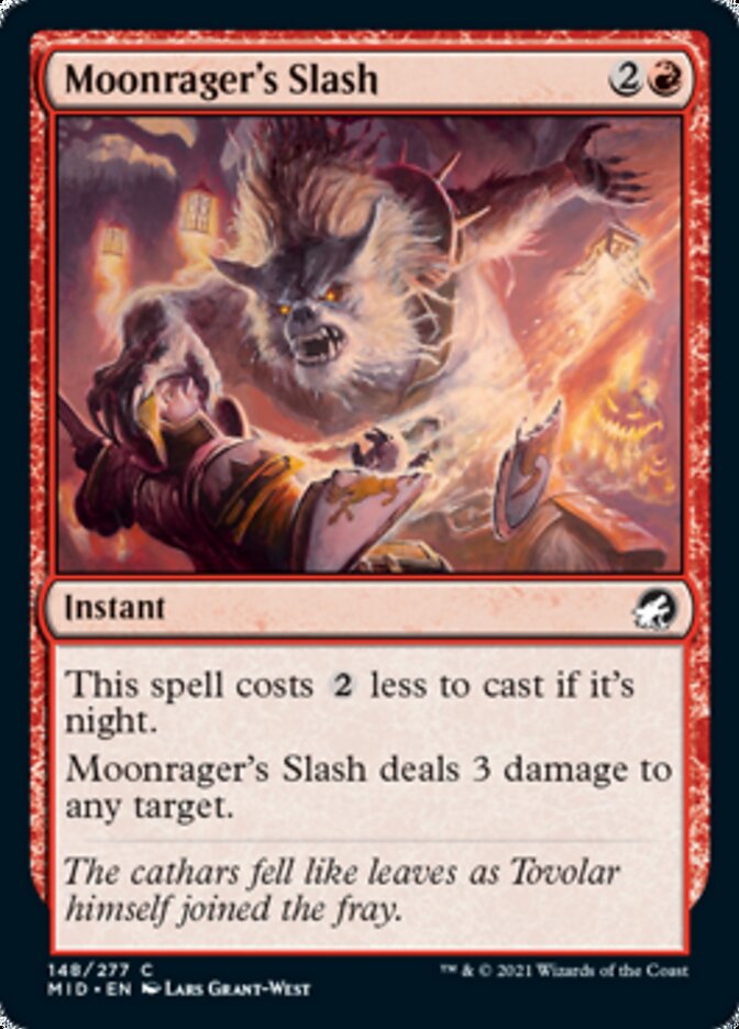 Moonrager's Slash [Innistrad: Midnight Hunt] | Gear Gaming Bentonville