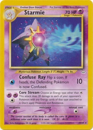 Starmie (25/64) [Neo Revelation Unlimited] | Gear Gaming Bentonville