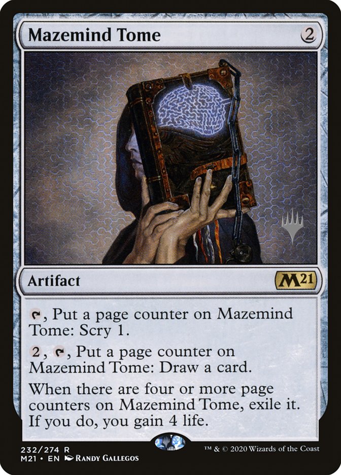 Mazemind Tome (Promo Pack) [Core Set 2021 Promos] | Gear Gaming Bentonville